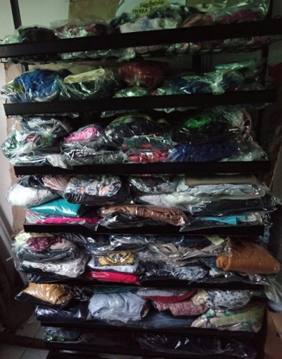 Recolección y entrega de ropa de la Fundación